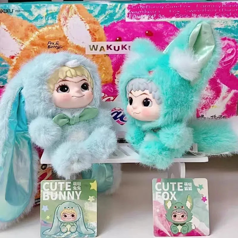 Wakuku V2 Fox & Bunny Trick or Treat - 3 Blind Boxs