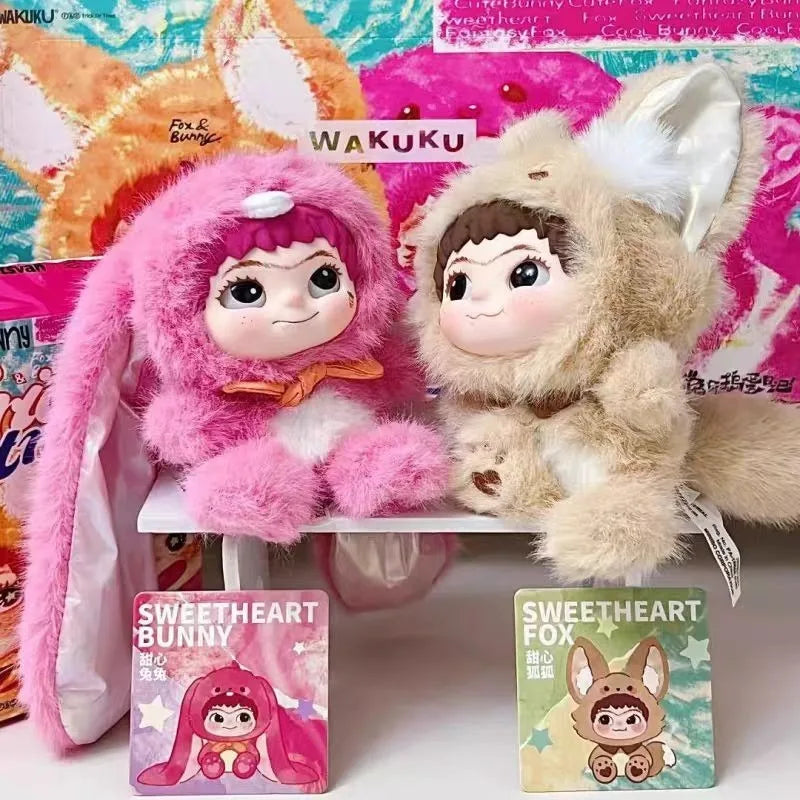 Wakuku V2 Fox & Bunny Trick or Treat - 3 Blind Boxs