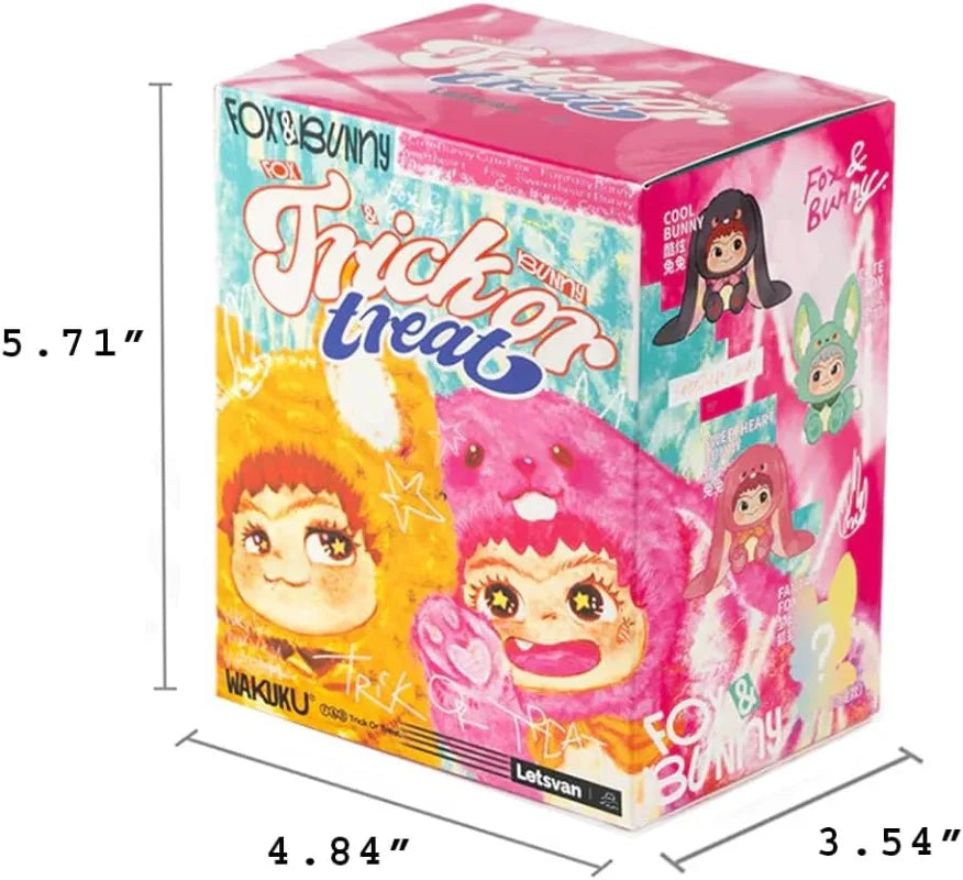 Wakuku V2 Fox & Bunny Trick or Treat - 3 Blind Boxs